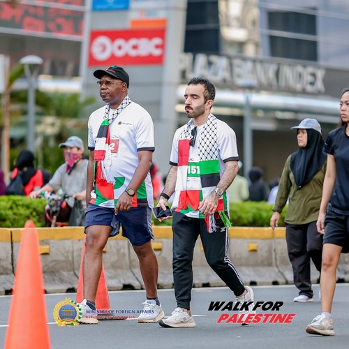Race photo from WALK FOR PALESTINE