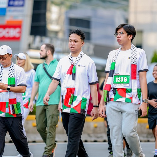 Race photo from WALK FOR PALESTINE