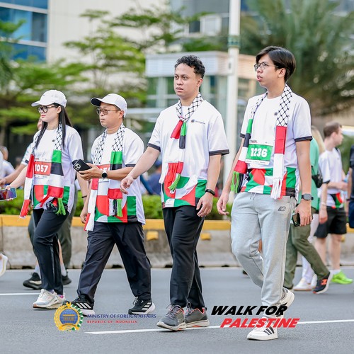 Race photo from WALK FOR PALESTINE
