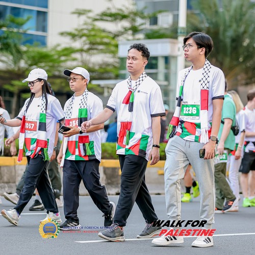Race photo from WALK FOR PALESTINE