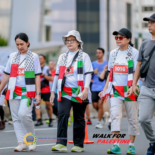 Race photo from WALK FOR PALESTINE