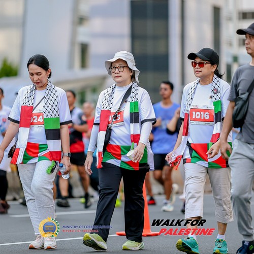 Race photo from WALK FOR PALESTINE
