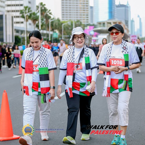 Race photo from WALK FOR PALESTINE