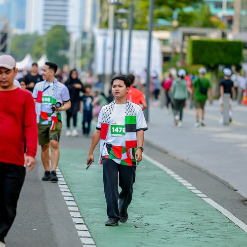 Race photo from WALK FOR PALESTINE