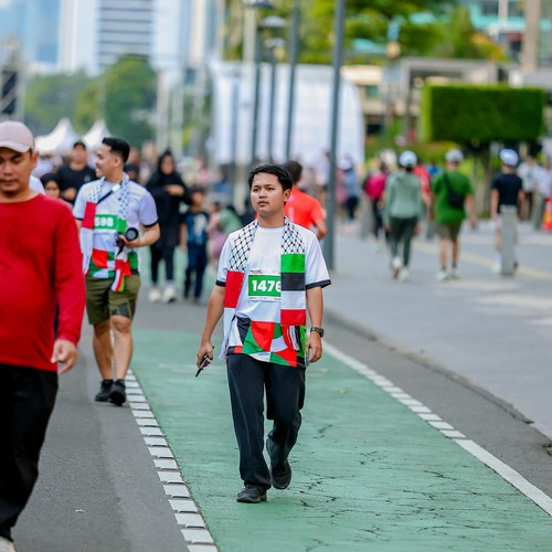 Race photo from WALK FOR PALESTINE