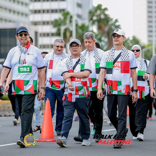 Race photo from WALK FOR PALESTINE