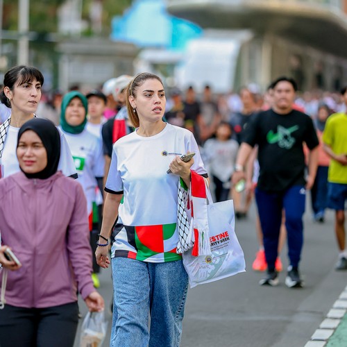 Race photo from WALK FOR PALESTINE