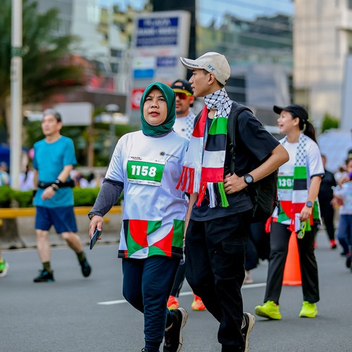 Race photo from WALK FOR PALESTINE