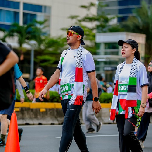 Race photo from WALK FOR PALESTINE