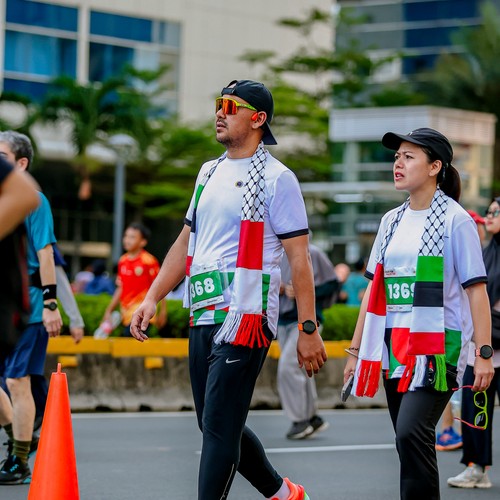 Race photo from WALK FOR PALESTINE