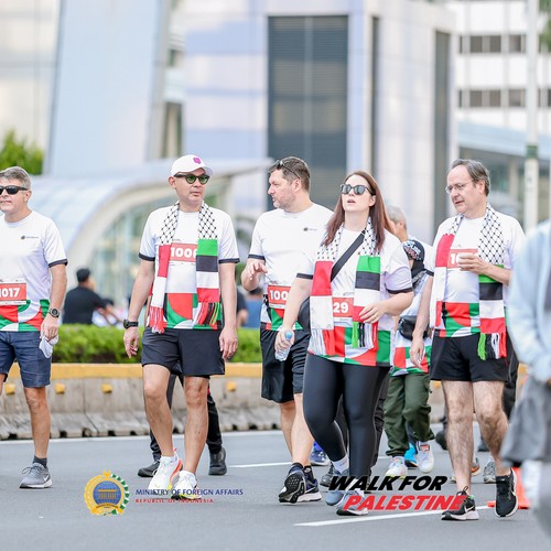 Race photo from WALK FOR PALESTINE