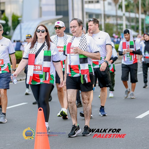 Race photo from WALK FOR PALESTINE