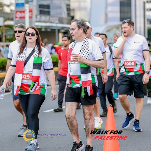 Race photo from WALK FOR PALESTINE