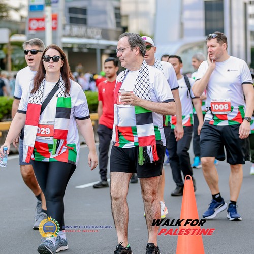 Race photo from WALK FOR PALESTINE