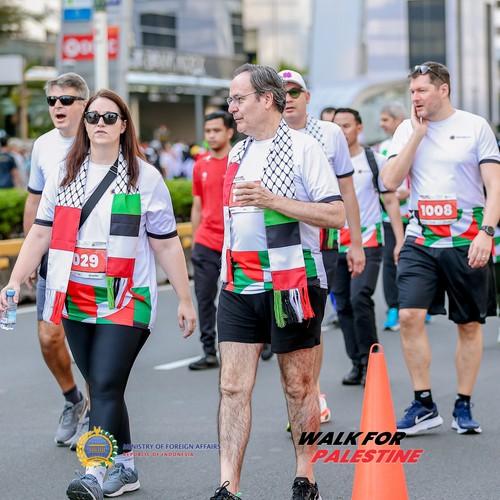 Race photo from WALK FOR PALESTINE