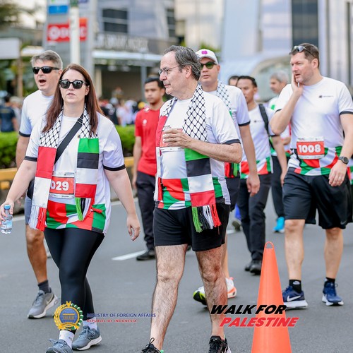 Race photo from WALK FOR PALESTINE