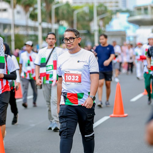 Race photo from WALK FOR PALESTINE