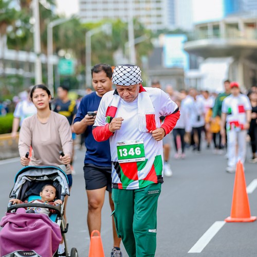 Race photo from WALK FOR PALESTINE