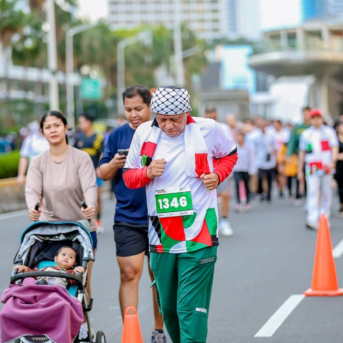 Race photo from WALK FOR PALESTINE