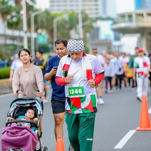 Race photo from WALK FOR PALESTINE