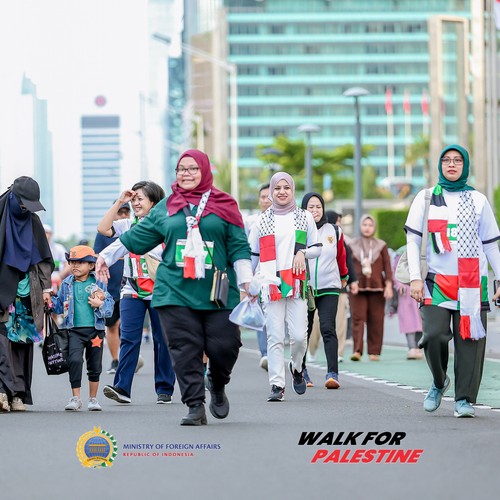 Race photo from WALK FOR PALESTINE