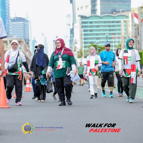 Race photo from WALK FOR PALESTINE