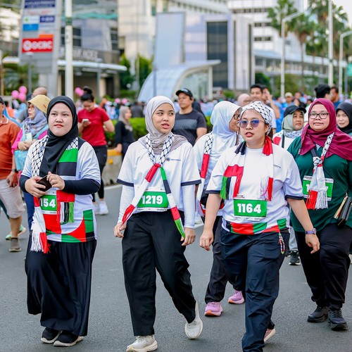 Race photo from WALK FOR PALESTINE