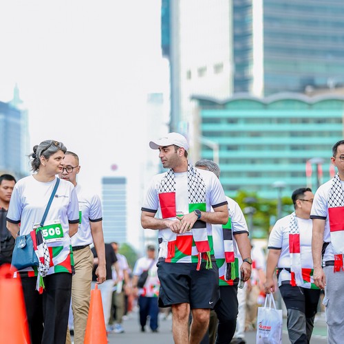 Race photo from WALK FOR PALESTINE