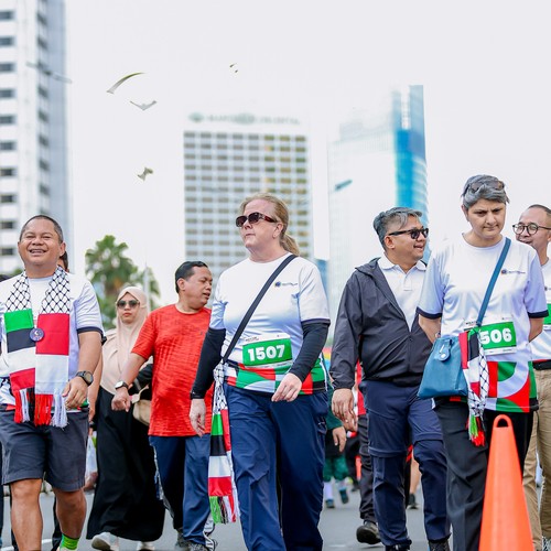 Race photo from WALK FOR PALESTINE