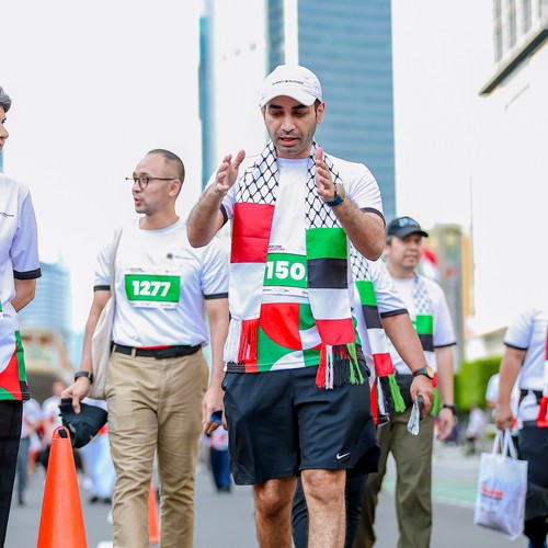 Race photo from WALK FOR PALESTINE