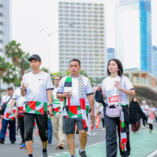 Race photo from WALK FOR PALESTINE