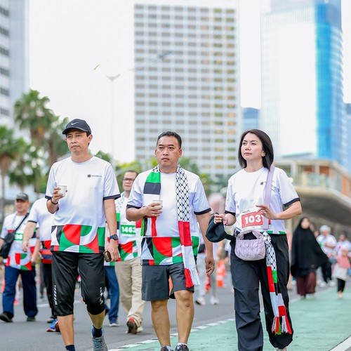 Race photo from WALK FOR PALESTINE