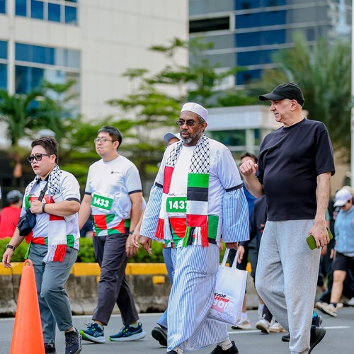 Race photo from WALK FOR PALESTINE