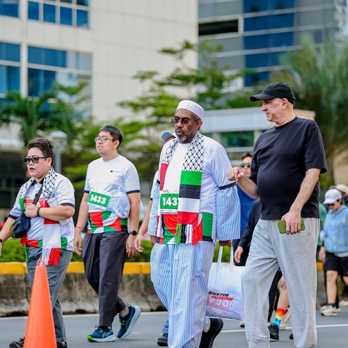 Race photo from WALK FOR PALESTINE