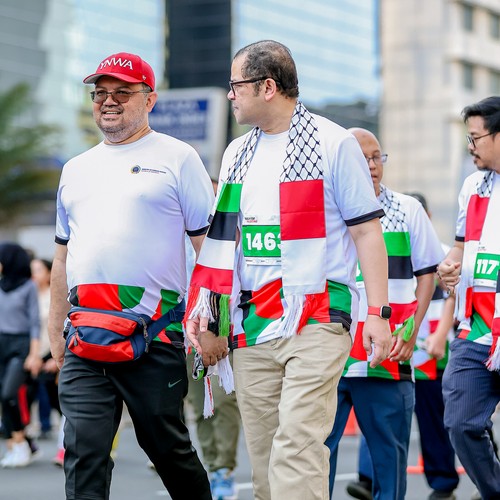 Race photo from WALK FOR PALESTINE