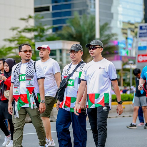 Race photo from WALK FOR PALESTINE
