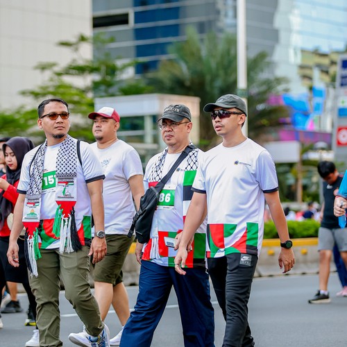 Race photo from WALK FOR PALESTINE