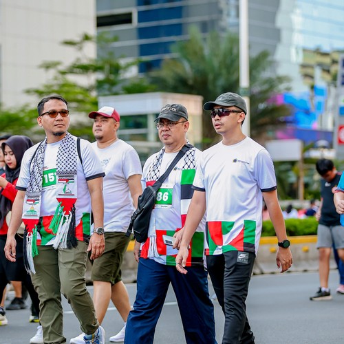 Race photo from WALK FOR PALESTINE
