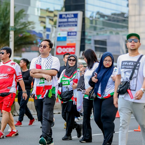 Race photo from WALK FOR PALESTINE