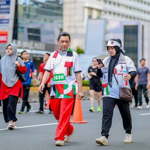 Race photo from WALK FOR PALESTINE