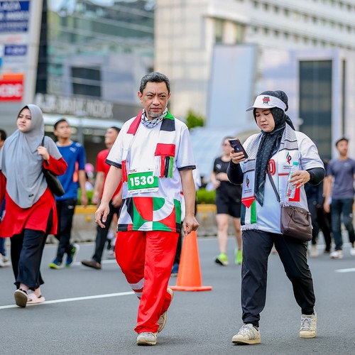 Race photo from WALK FOR PALESTINE