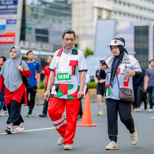 Race photo from WALK FOR PALESTINE