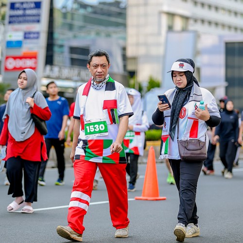 Race photo from WALK FOR PALESTINE