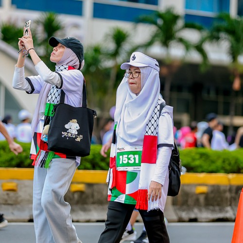 Race photo from WALK FOR PALESTINE