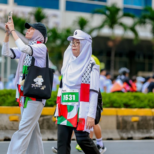 Race photo from WALK FOR PALESTINE
