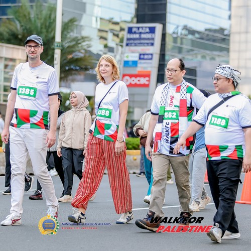 Race photo from WALK FOR PALESTINE
