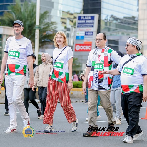 Race photo from WALK FOR PALESTINE
