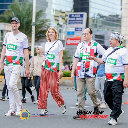 Race photo from WALK FOR PALESTINE