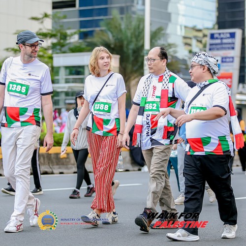 Race photo from WALK FOR PALESTINE