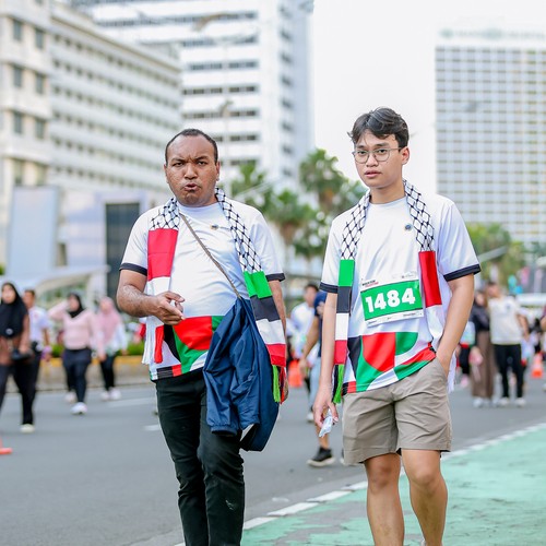Race photo from WALK FOR PALESTINE